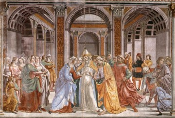 marriage Of Mary Renaissance Florence Domenico Ghirlandaio Oil Paintings